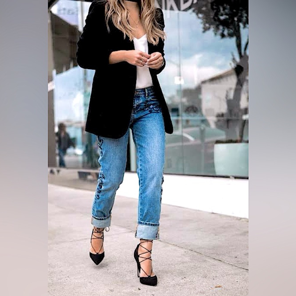 🔥 Madewell Velvet Dorset Blazer Large L Black Jacket Oversized